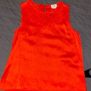 Kate Spade sleeveless silk blouse